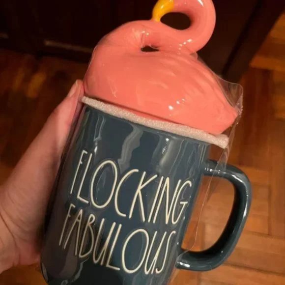 Rae Dunn Bird Rae Dunn Flamingo Mug Flocking Fabulous New Poshmark
